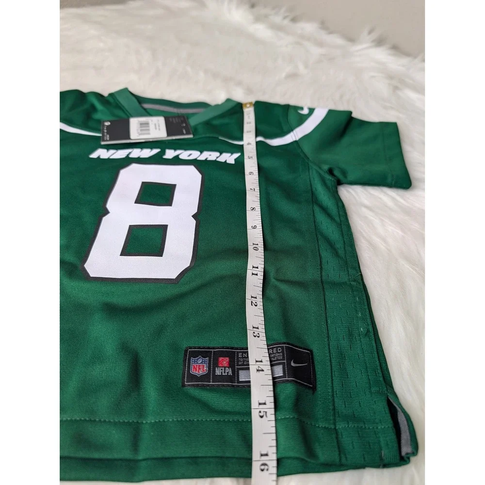 Nike New York Jets Jersey Kids 4T Green Aaron Rodgers 8 NFL Football New